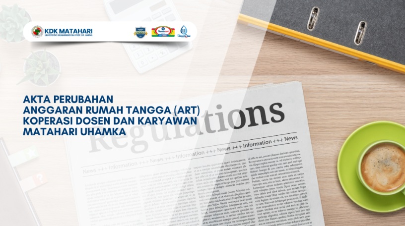 Akta Perubahan Anggaran Rumah Tangga Koperasi Dosen dan Karyawan "UHAMKA"